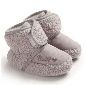 𝅺Babies warm slippers - grey